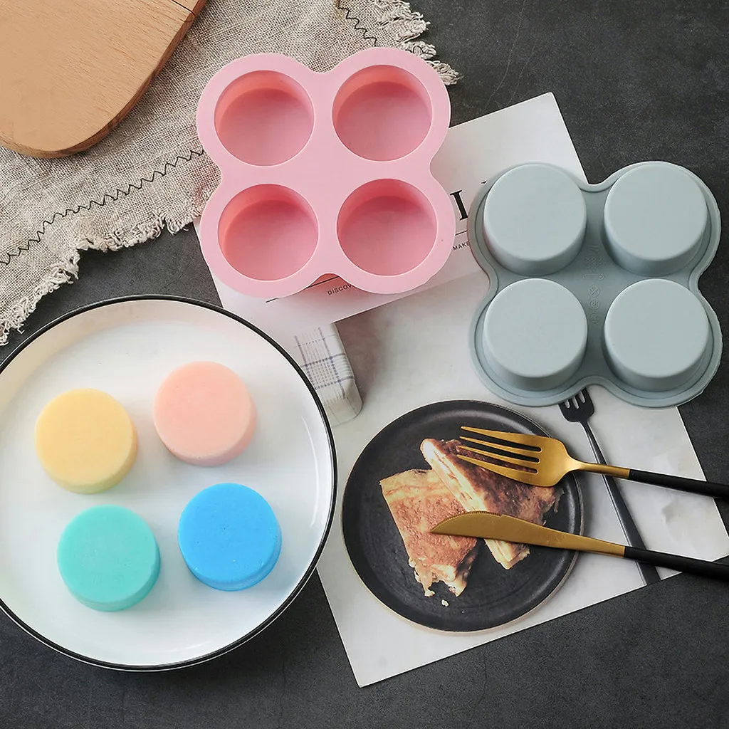 Многофункциональная силиконовая форма для мыла DIY 4 сетки силиконовые формы для мыла ручной аппарат для создания мыла квадратные формы средство, мыло для изготовления