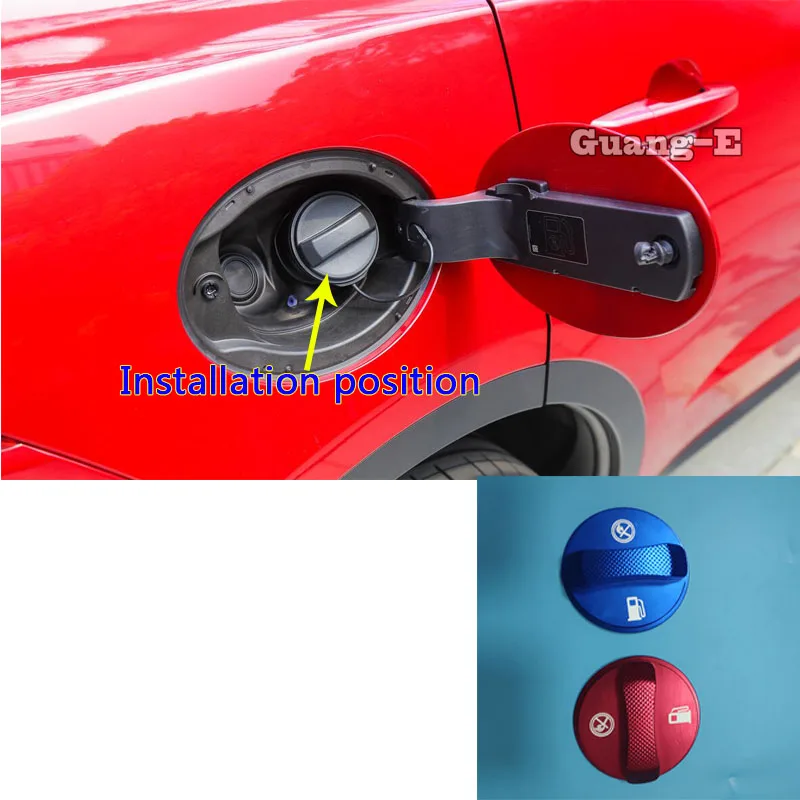 

Автомобильные внутренние газ/топливо/масляный бак крышка Кепки Стикеры обрезки для Jaguar F-PACE F-TYPE XE XF XJ F-PACE E-PACE I-PACE C-X16/X75 1 шт.