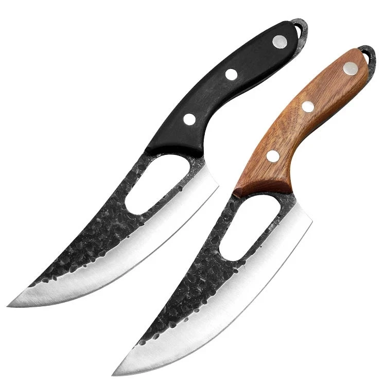 

Hand Forged Boning Knife with Sheath Pocket Knife Sharpener High Carbon Steel Meat Cleaver Knife Multipurpose Chef Knives