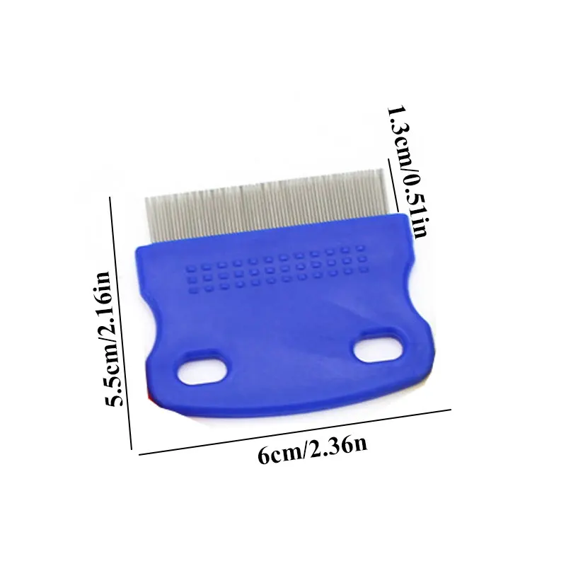 

1Pc Pet Dog Flea Hair Fur Comb Removal Lice Brush Puppy Cat Stainless Steel Comb Multifunction Pet Grooming Tools Supplies