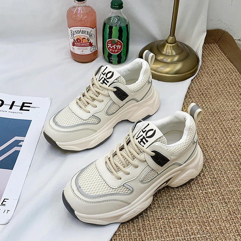 Новинка 2020 года женские кроссовки на платформе INS модная обувь для старого папы
