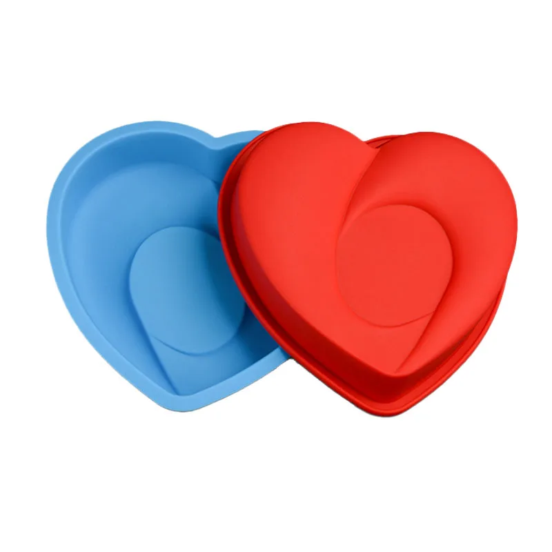 1 шт. силиконовые формы для шоколада формочки мыла в форме сердца ледяные