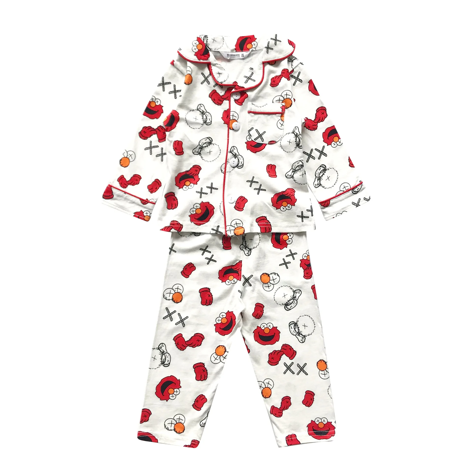 Tonytaobaby осенне-зимняя одежда новая детская пижамы домашняя мультяшный хлопковый