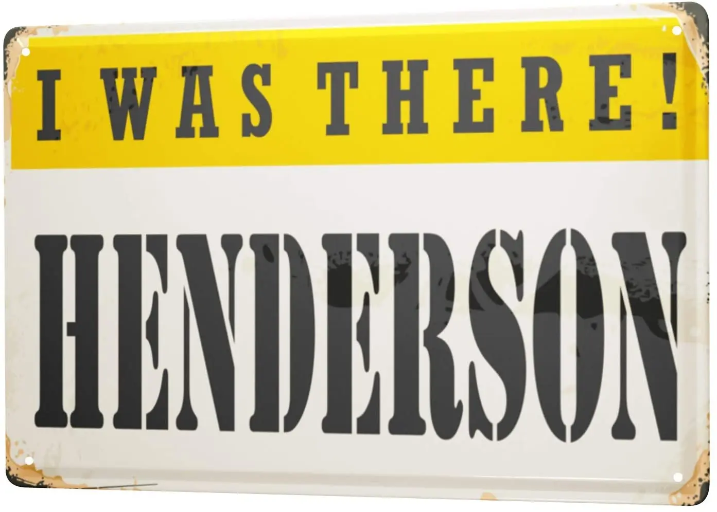 

SINCE 2004 tin Sign Wanderlust City Henderson USA