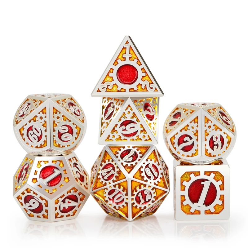 Металлические игральные кости Dnd комплекты подземелья и дракон D20 D & многогранные