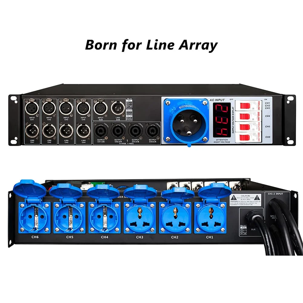 Источник питания для передачи звука сценического освещения линейный динамик