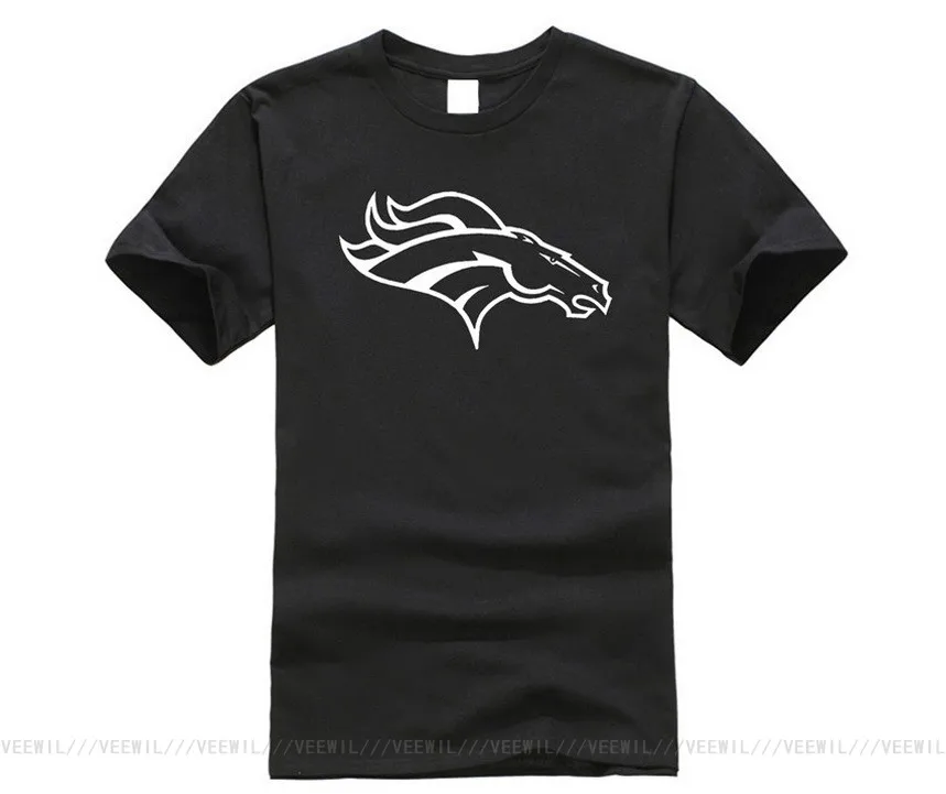 

Broncos Black T Shirt Fan Denver Football Bronco Logo AFC All Sizes S 2XL Harajuku Tops T-Shirt Fashion Classic Large Size