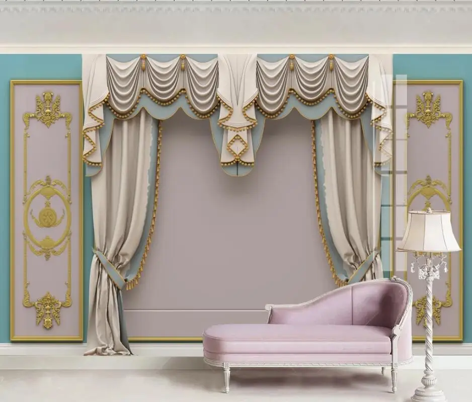 

AINYOOUSEM 3d european golden palace style carved background wall papier peint papel de parede wallpaper 3d wallpaper stickers