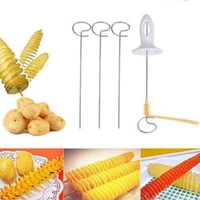 new rotate slicer spiral potato cutter machine cutting models fry vegetable kitchen accessories kitchen utensils cleaned quickly