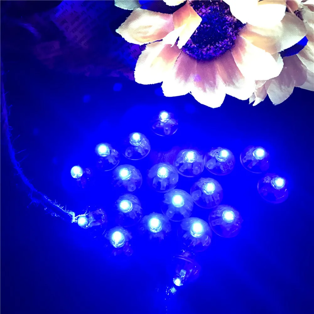 10Pcs Round Ball Tumbler LED Balloon Lights Mini Flash Luminous Lamps for Lantern Bar Christmas Wedding Party Decoration | Дом и сад