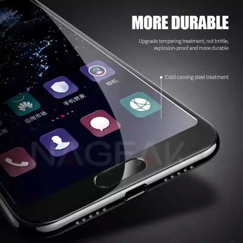 9D Full Cover Screen Protector 4.7&quotFor Samsung Galaxy A3 2017 Glass For A320 Tempered Film | Мобильные телефоны и