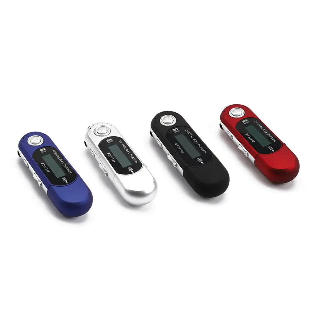 Цифровой мини USB MP3 музыкальный плеер FM радио Функция с TF слот для карты ЖК-экран