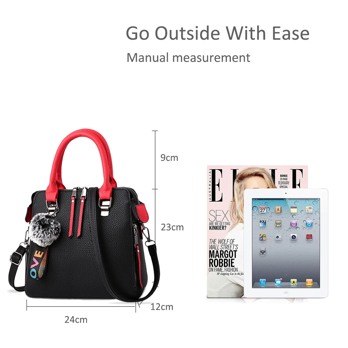 Женская сумка-тоут NICOLE &amp DORIS Классическая вместительная кожаная сумка через