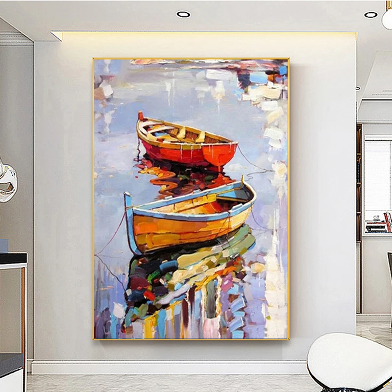 

Canvas Painting Abstract 3D Knife Oil Painting Handmade Home Decorative Paintings Wall Art Picture For Living Room Aisle Studio