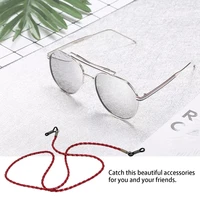 fashion leather string rope adjustable end glasses neck strap exquisite eyeglass cord universal eyeglass accessories