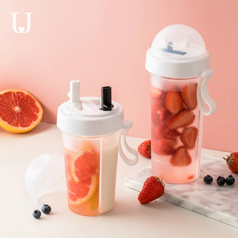 

Xiaomi JordanJudy, двойная кружка для напитков, бутылка для сока, простая и свежая летняя бутылка для питья, безопасный материал