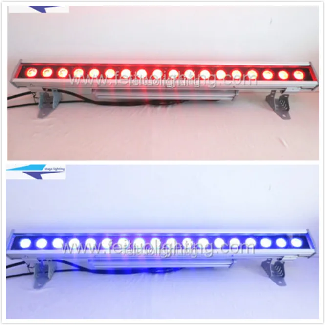 A 18x18 w 6in1 водонепроницаемое уличное линейное освещение LED настенная шайба бегущая