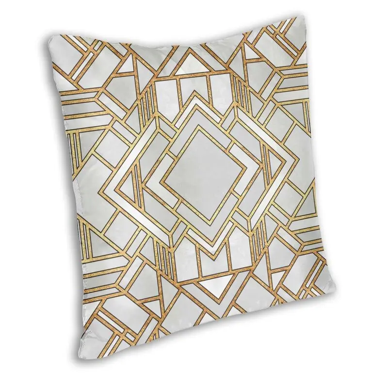 Арт-деко с геометрическим рисунком абстрактным в виде Наволочка на подушку