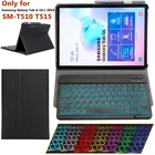 Для Samsung Galaxy Tab A 10,1 2019 Беспроводная Bluetooth-клавиатура с подсветкой