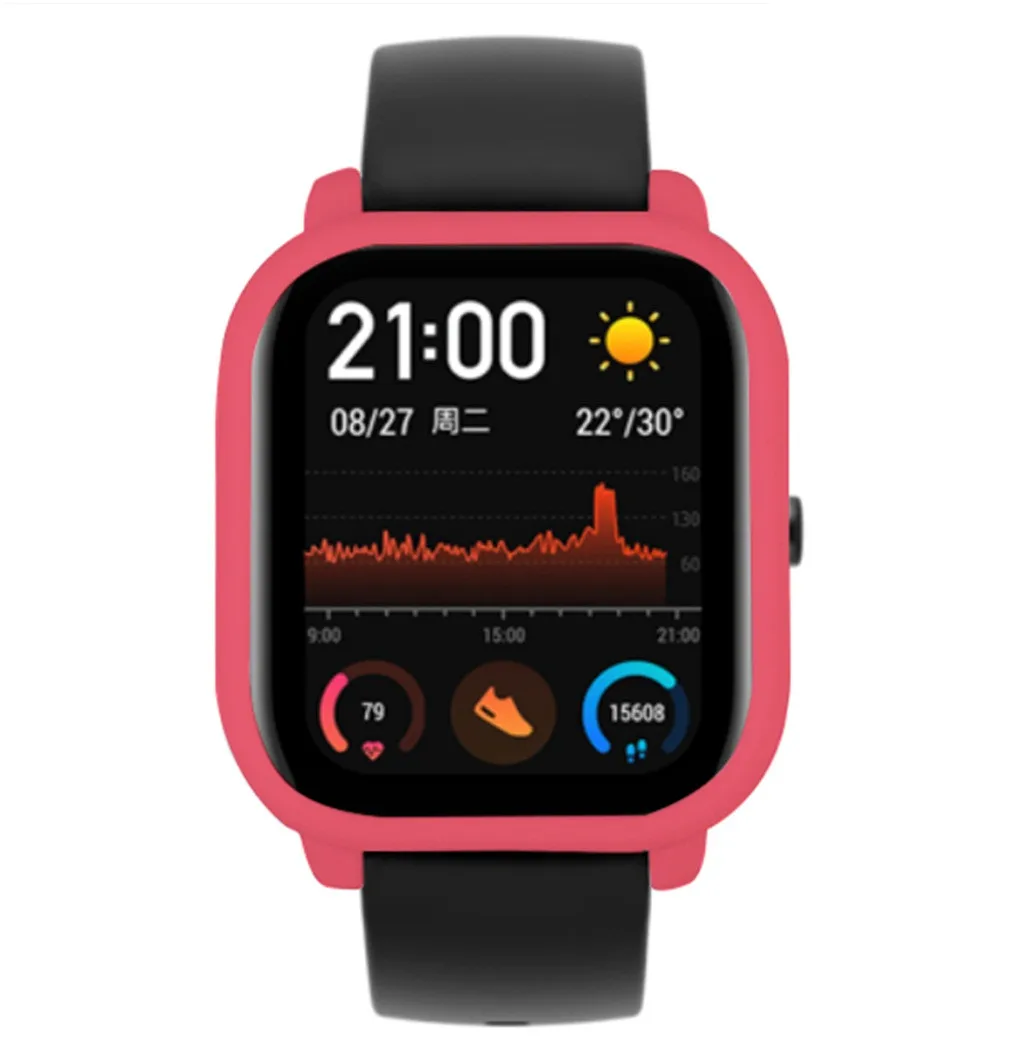 Чехол для Xiaomi Huami Amazfit GTS Smart Watch TPU силиконовый защитный чехол сменная пленка Защитная крышка 19Sep