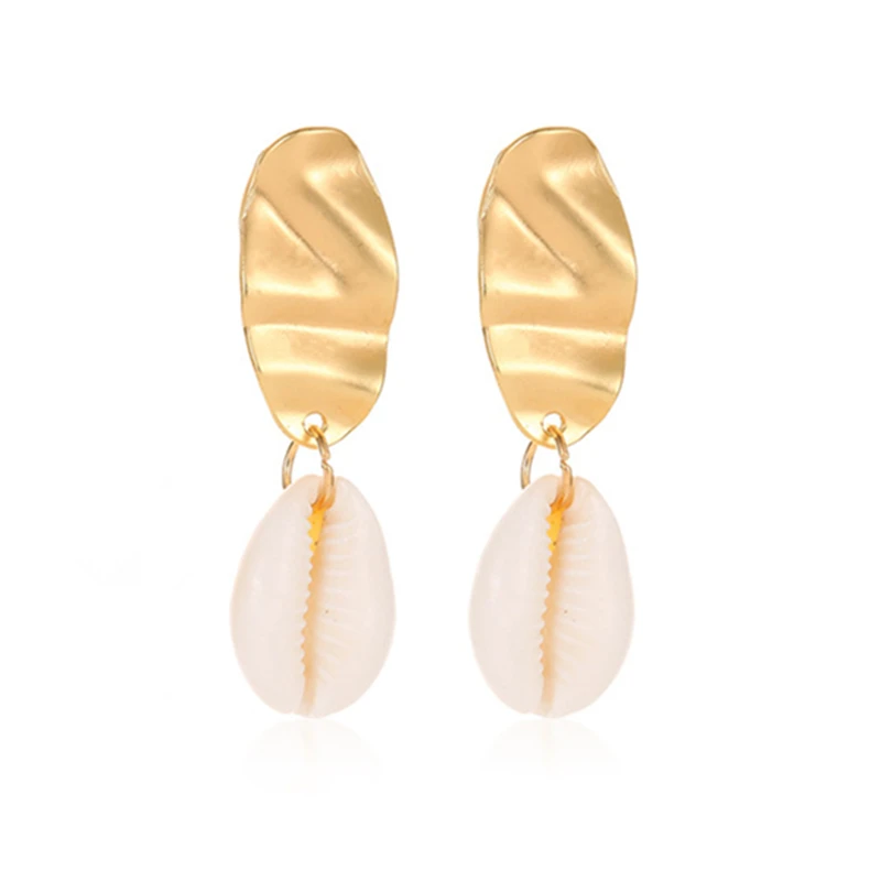 Корейские серьги Brincos персонализированные звезды раковины геометрические