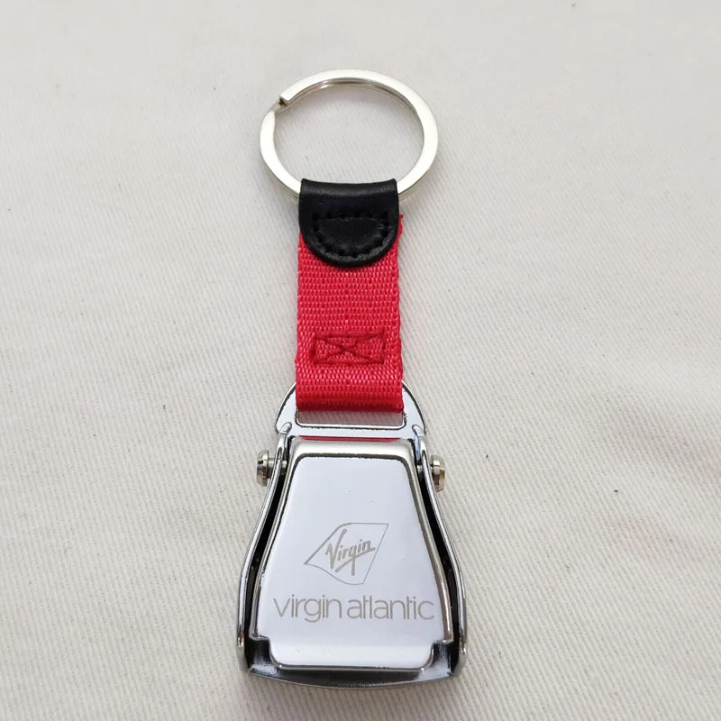 Пряжка для ремня безопасности с блестящей отделкой Virgin atlantic Airlines брелок багажа