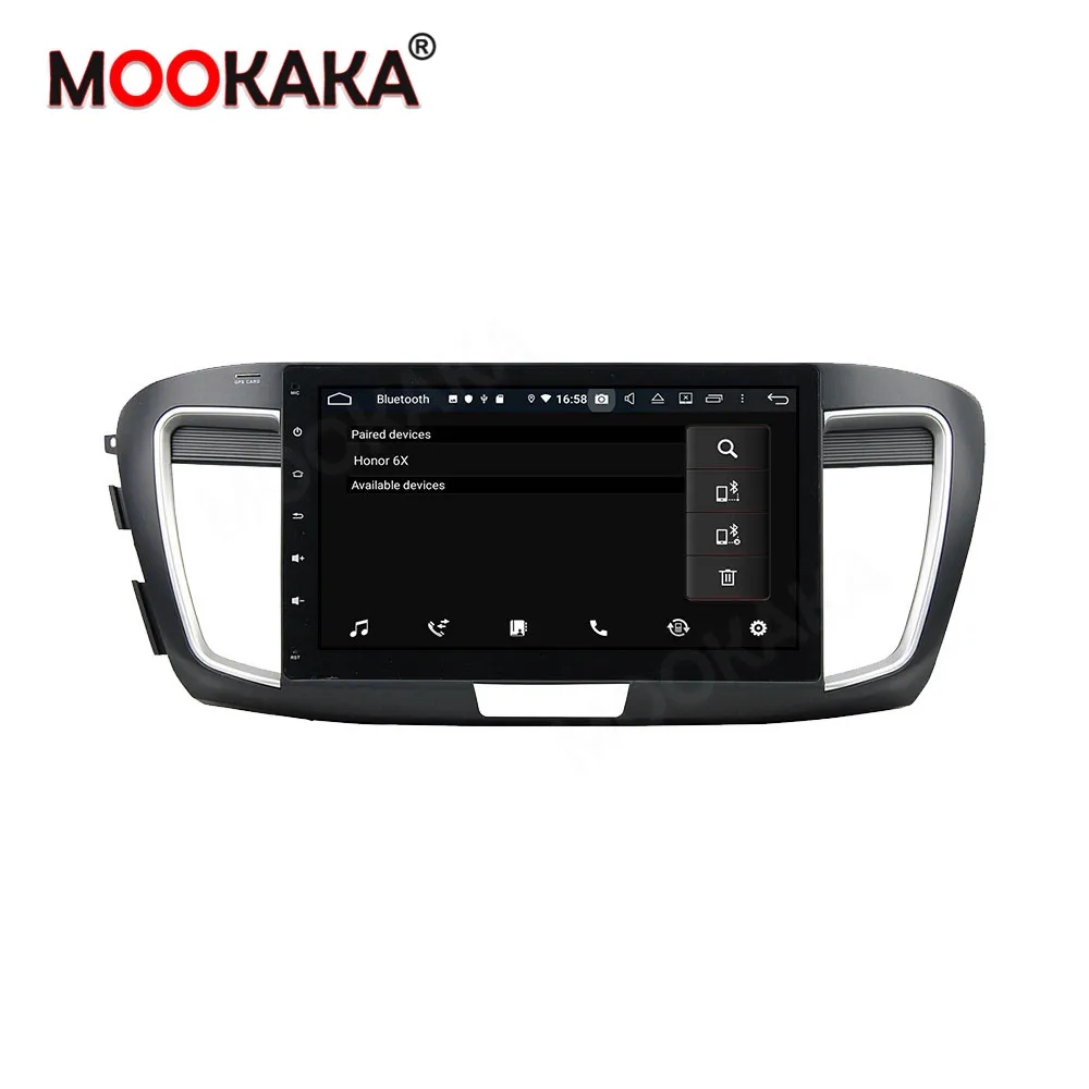 64 Гб DSP Android10.0 автомобиля без DVD плеер GPS навигации для Honda Accord 9 2012 2017 мультимедиа