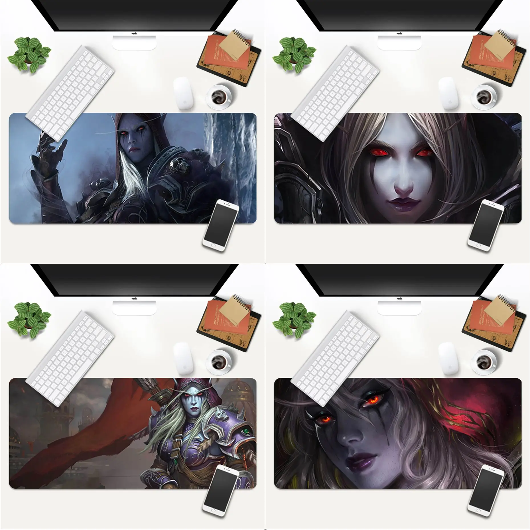 

MaiYaCa New Arrivals Sylvanas Beautiful Anime Mouse Mat Gaming Mouse Mat xl xxl 800x300mm for Lol world of warcraft