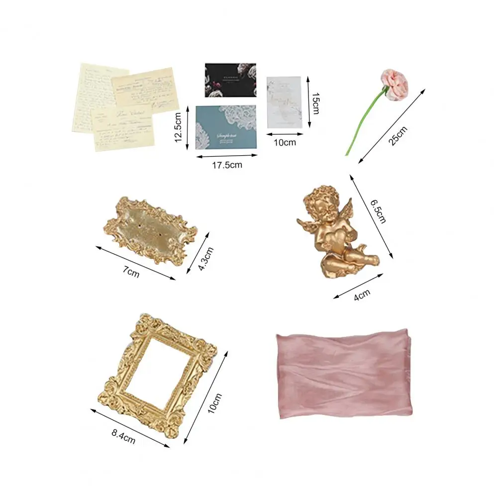 

1 set of new fashion small jewelry photo background paper photo photography props decoration accessories