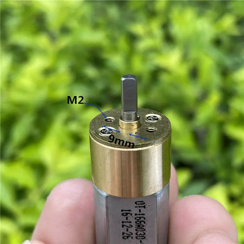 Миниатюрный электродвигатель с металлическим редуктором постоянный ток 1 5 В 3 в 7
