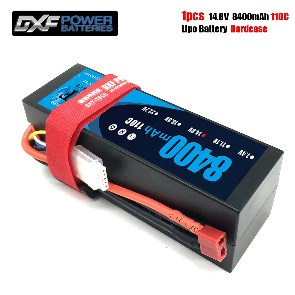 Литий полимерный аккумулятор DXF 8400 мАч 14 8 в 110C/220C жесткий корпус Deans/XT60/XT90/EC5/XT150