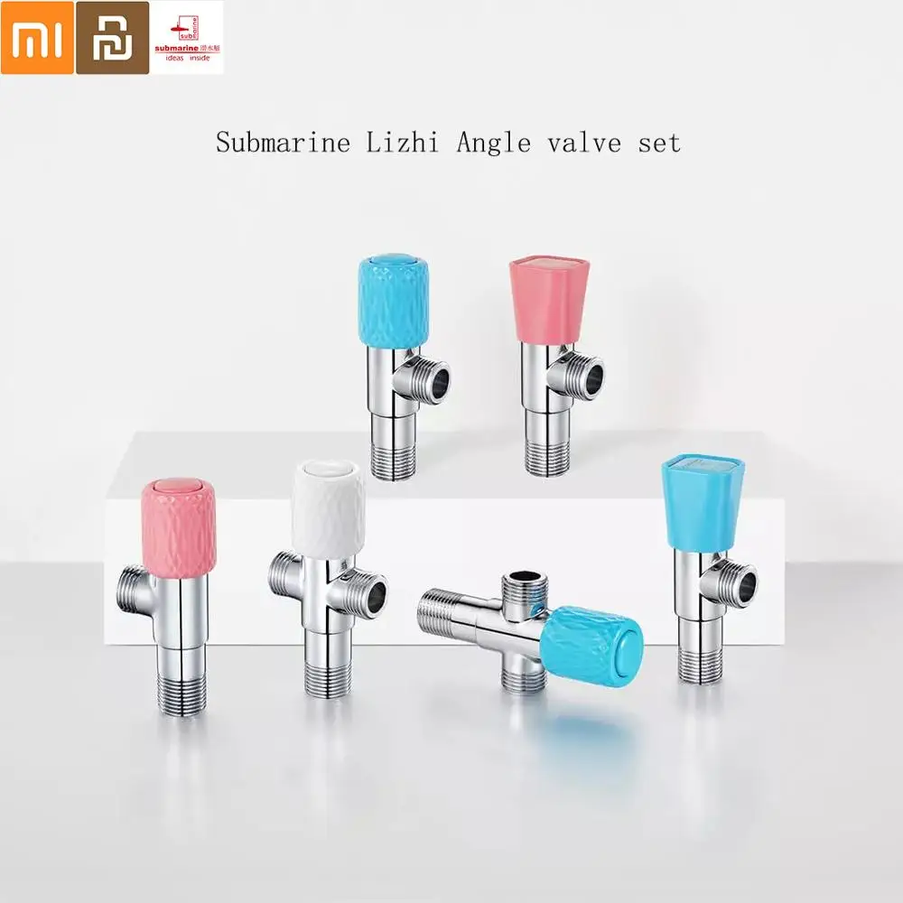 

Submarine Lizhi Angle Valve Bathroom Angle Filling Valve Double water outlet angle valve Kitchen Cold Hot Mixer Tap Accessories