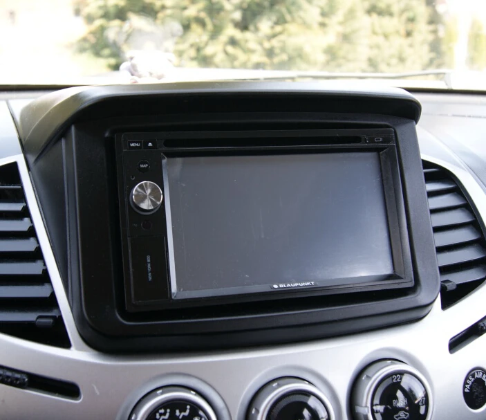 Для Mitsubishi Pajero Sport Triton L200 радио DVD 2 Din стерео панель монтаж приборной панели