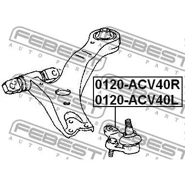 Опора шаровая левая Toyota Camry 2.0 16V/2.4 16V/3.5 24V 06 FEBE | Автомобили и мотоциклы