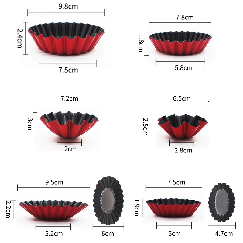 12 шт. в упаковке форма для торта капкейк пирог кекс Оловянная сковорода
