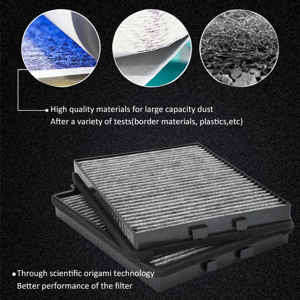 2 шт. автомобильные фильтры для пыльцы с активированным углем автомобилей Alpina B10