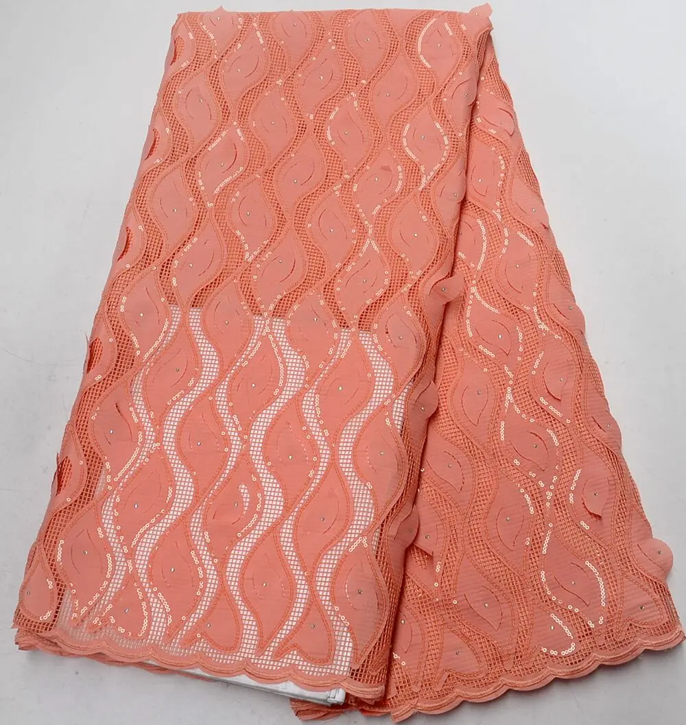 Французская кружевная ткань 2020 Высокое качество африканская с блестками