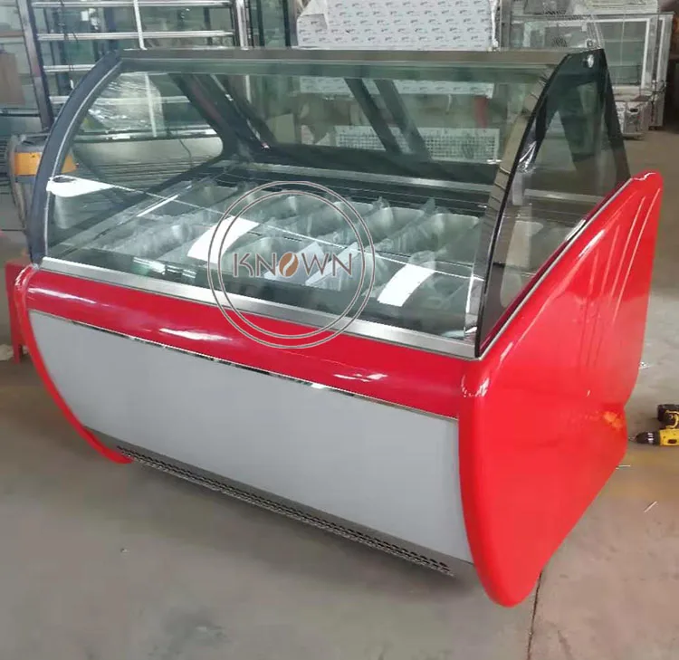 Продвижение витрина с мороженым шкаф Мороженое эскимо дисплей джелато