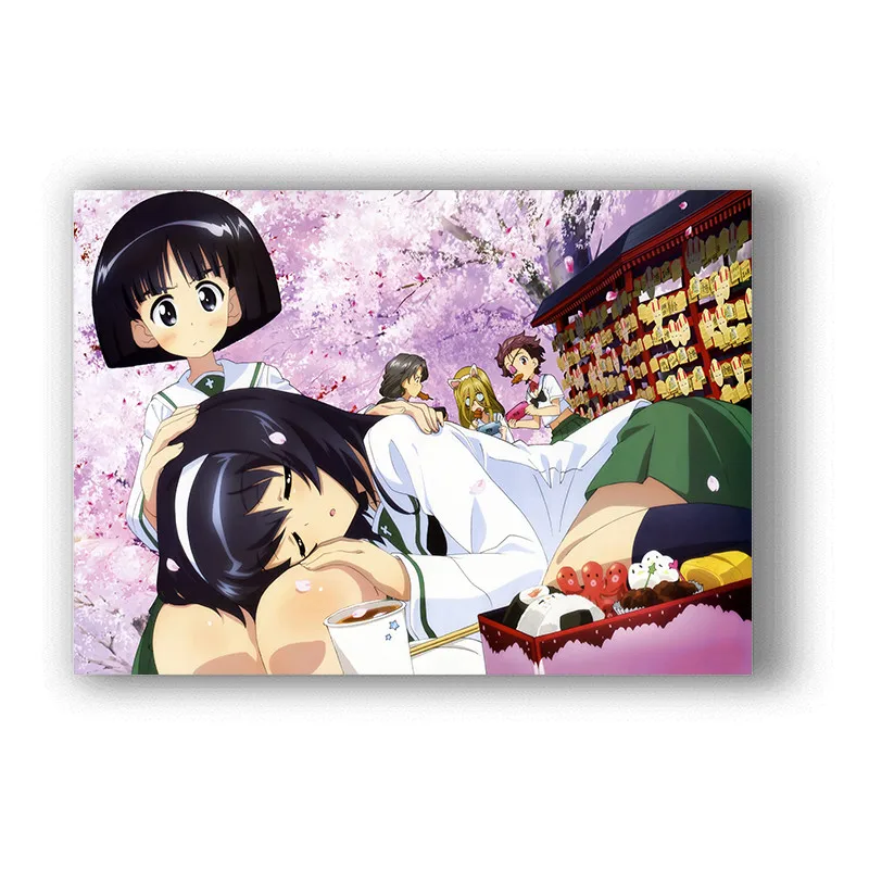 Плакат с аниме GIRLS und PANZER декор для домашней комнаты художественная живопись
