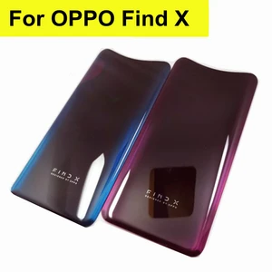 6 42 inch for oppo find x back battery cover door housing case rear glass lens parts replacement for oppo find x battery cvoer free global shipping
