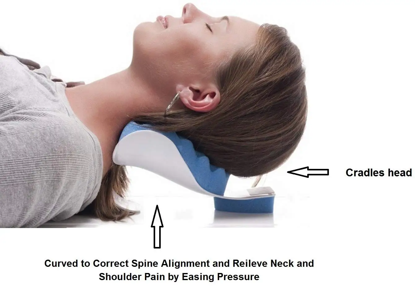 Расслабляющая Подушка Aptoco для шеи и плеч массаж облегчение храпа тихий сон