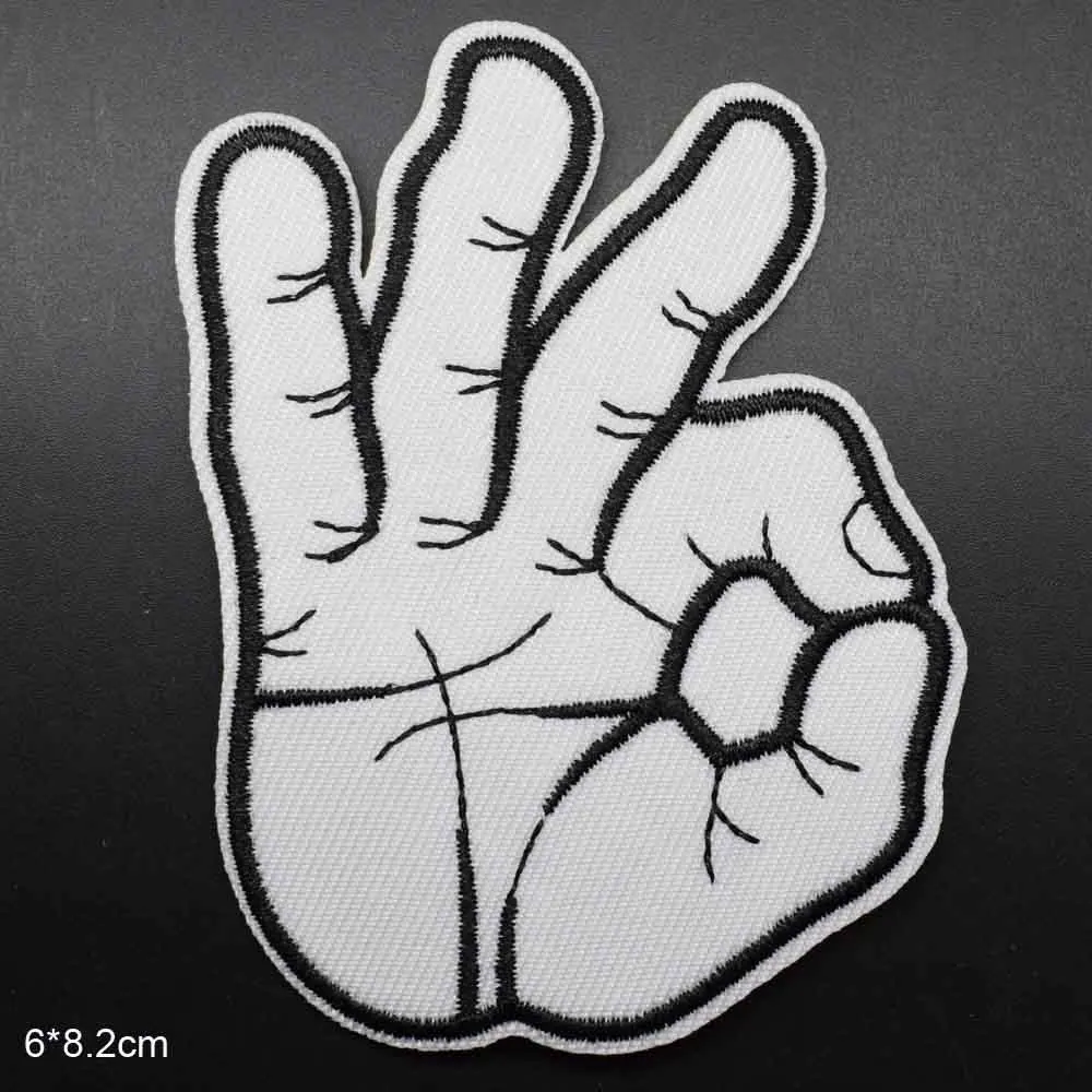 Термоклейкая нашивка OK Gesture для девочек и мальчиков наклейки на одежду