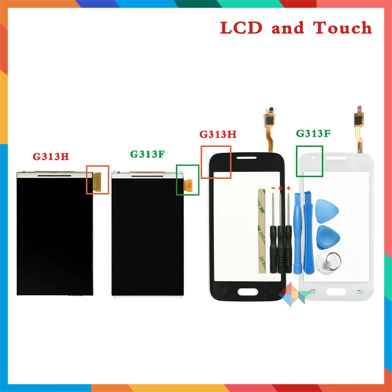 ЖК дисплей 4 0 дюйма для Samsung Galaxy Ace G313 G313H G313F бесплатная доставка + код