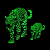 patches noctilucent cheetah stickers for clothes thermal transfer printing diy decoration luminous style animal patch
