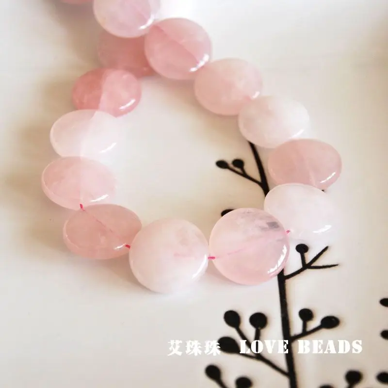 

wholesale 14.5"/38cm fluorite pink quartz crazy lace stone tigereye white howlite 20mm button jewelry making DIY for women