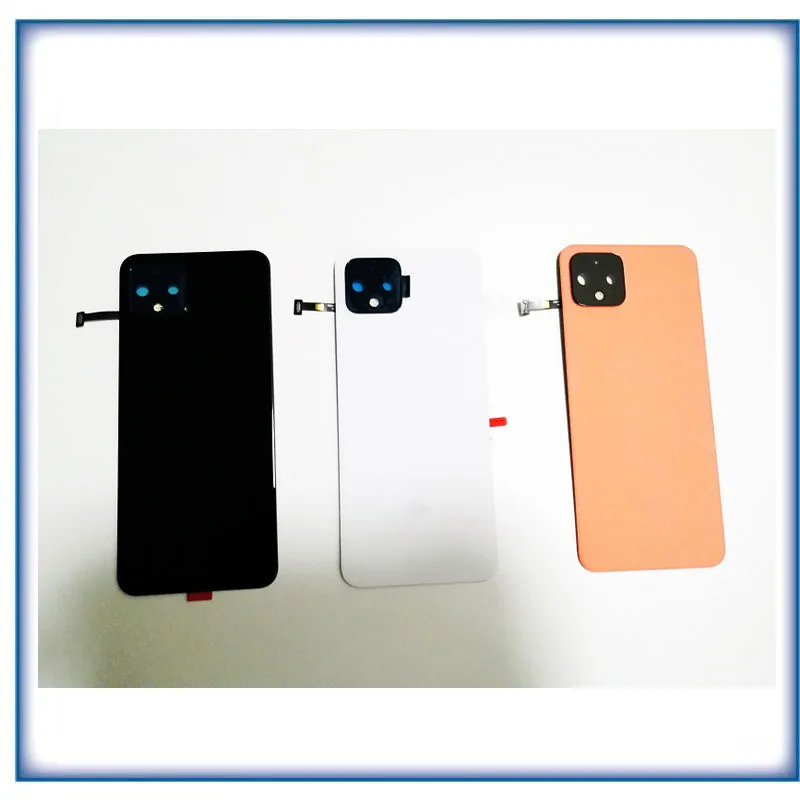 

Original back cover with radio charging NFC for Google Pixel 4 XL battery cover glass case back shell replacement