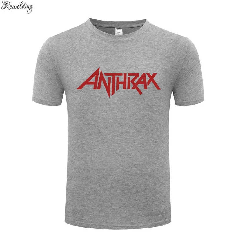 

Rock Band ANTHRAX Printed T Shirts Men Hip Hop Short Sleeve O Neck Cotton Man T-Shirt Cool Funny Streetwear Top Tee Summer Style