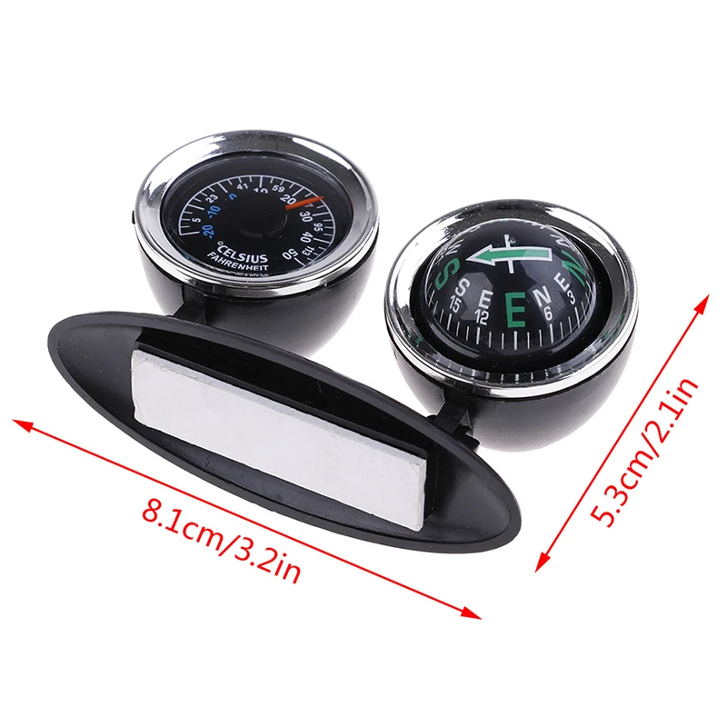 Direction Dashboard Ball Auto Accessories Guide Car Compass Thermometer Car-styling Ornaments | Спорт и развлечения