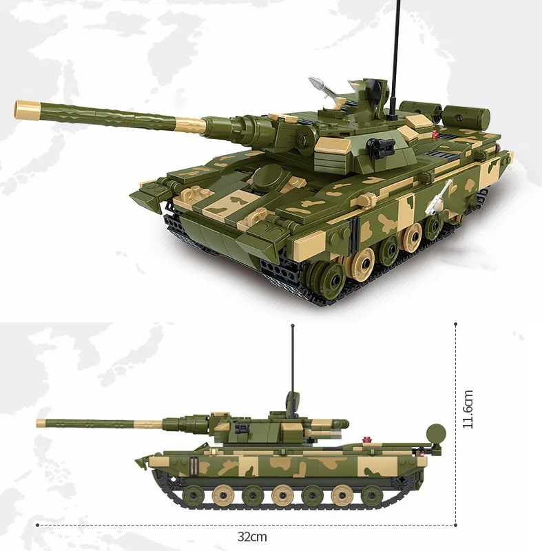 Военная серия Вторая мировая война Китайская армия 99A основной боевой танк