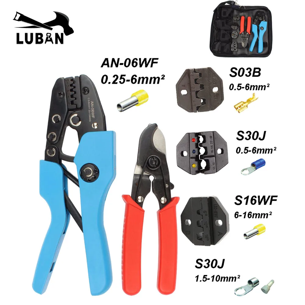 Новый 4 в 1 Набор инструментов для обжима проводов набор многоинструментных